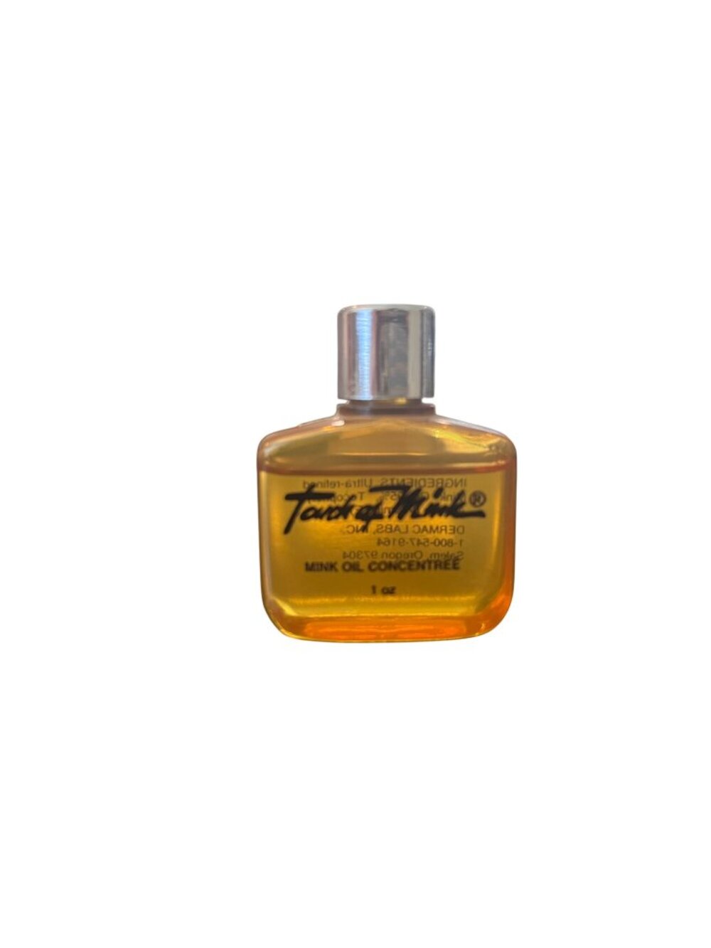 Vintage Dermac Labs Touch of Mink Mink Oil Concentree 1 OZ READ